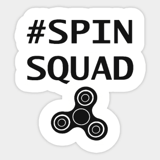 Fidget Spinner Logo Funny Sticker